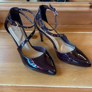 Deep purple heels